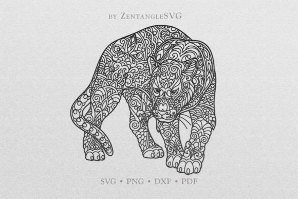 Download Panther SVG, Mandala Panther SVG - Premium Bundle