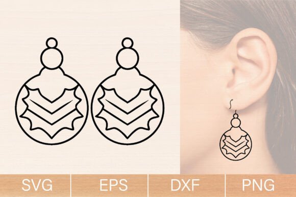 Download Christmas Earrings Laser Cut Svg - Premium Resources