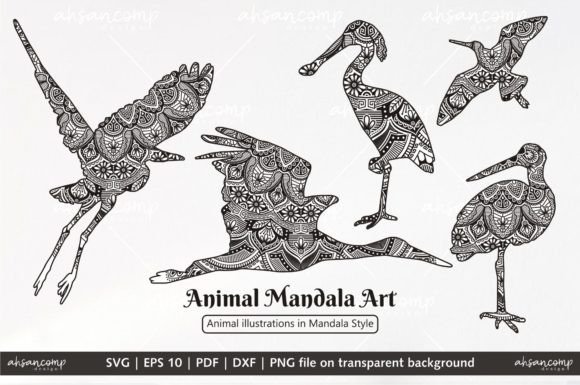 Download Animal Mandala Art. Boho Style Elements. - Elements Collection