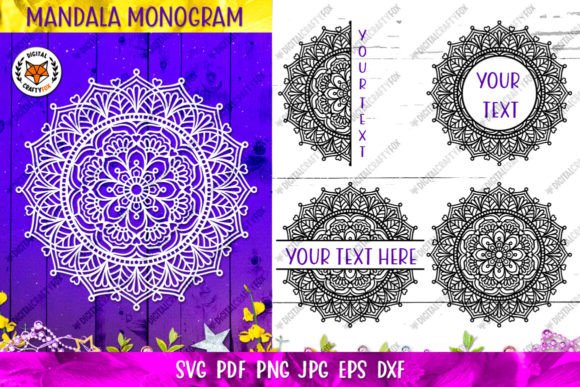 Download Mandala Monogram SVG, Zentangle SVG - Premium Resources